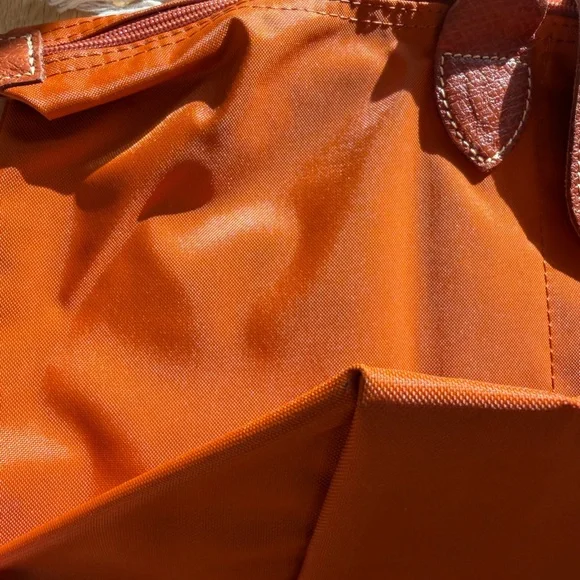 Longchamp Le Pliage M Tote Burnt Orange - Picture 5 of 9